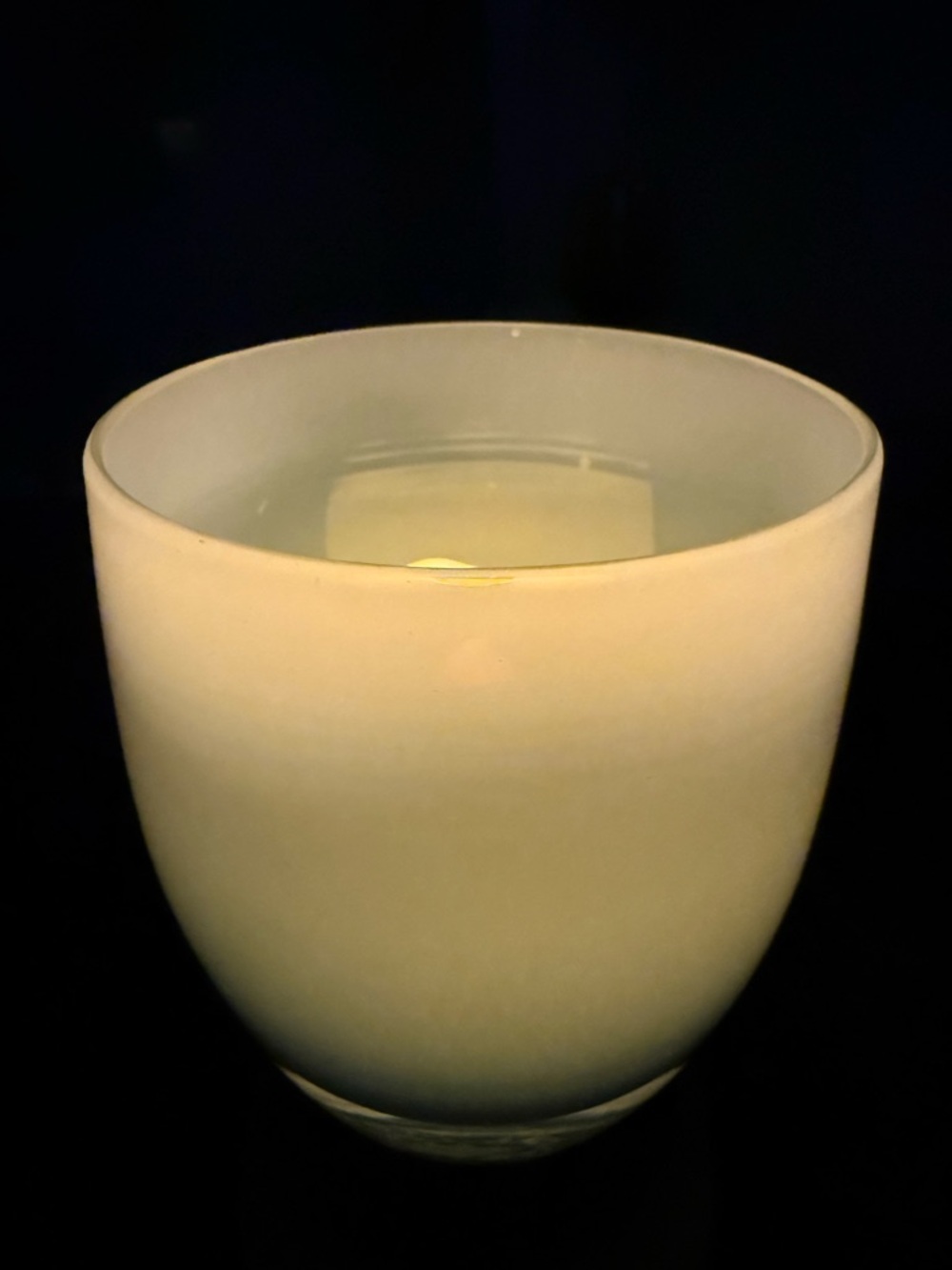 Light Blue Glassybaby Candle Holder - Picture 6 of 8